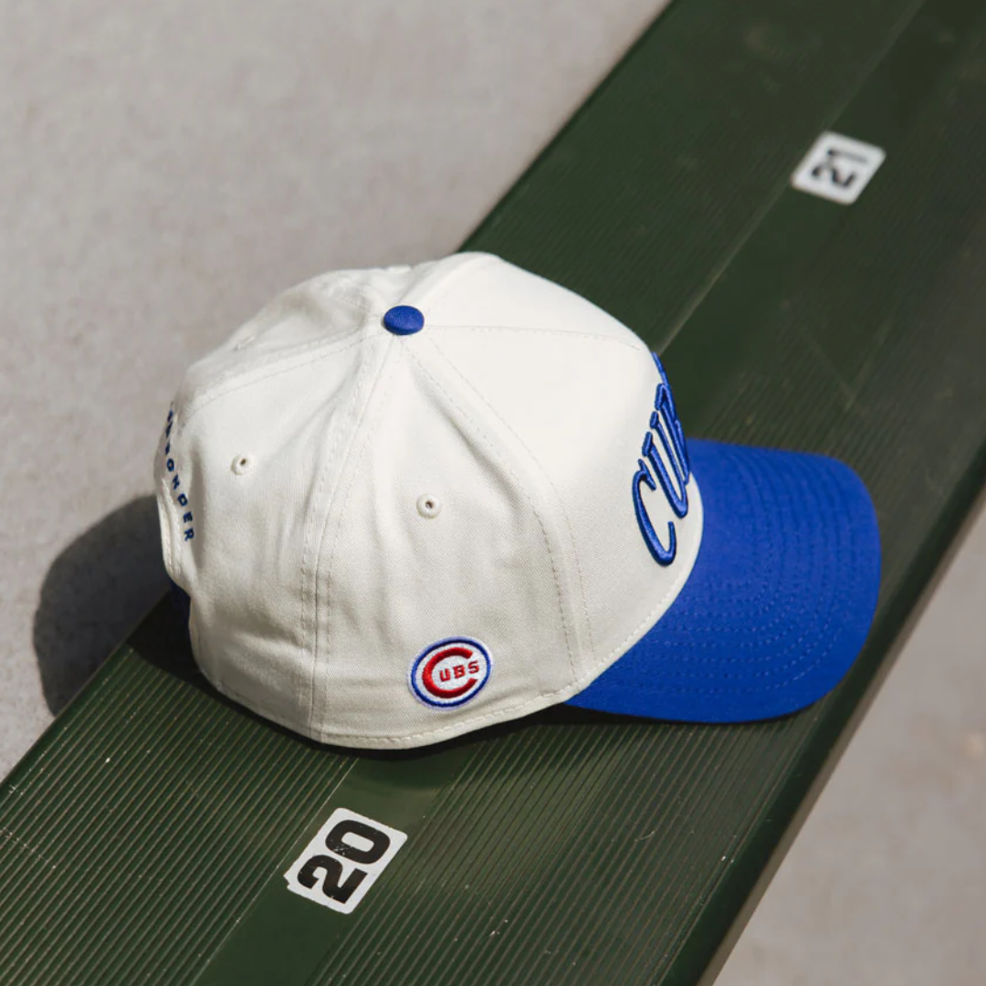 Chicago Cubs X Alice & Wonder Cubbies Two Tone Puff Cap Caps Alice & Wonder