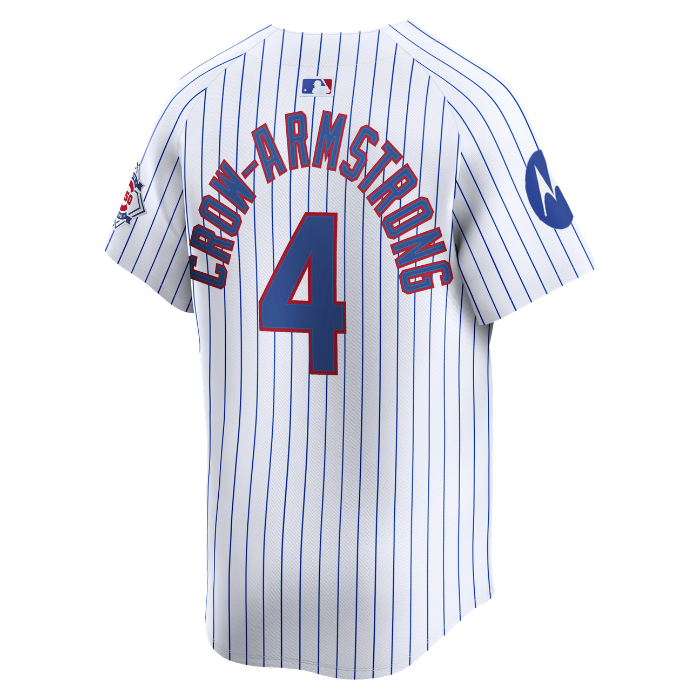 Chicago Cubs Pete Crow-Armstrong Home 150th Anniversary Limited Jersey by Nike Jersey Nike