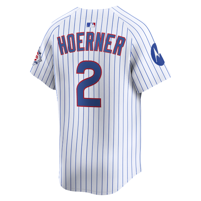 Chicago Cubs Nico Hoerner Home 150th Anniversary Limited Jersey by Nike Jersey Nike