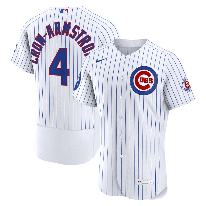Chicago Cubs Pete Crow-Armstrong Home 150th Anniversary Elite Jersey by Nike Jerseys Nike