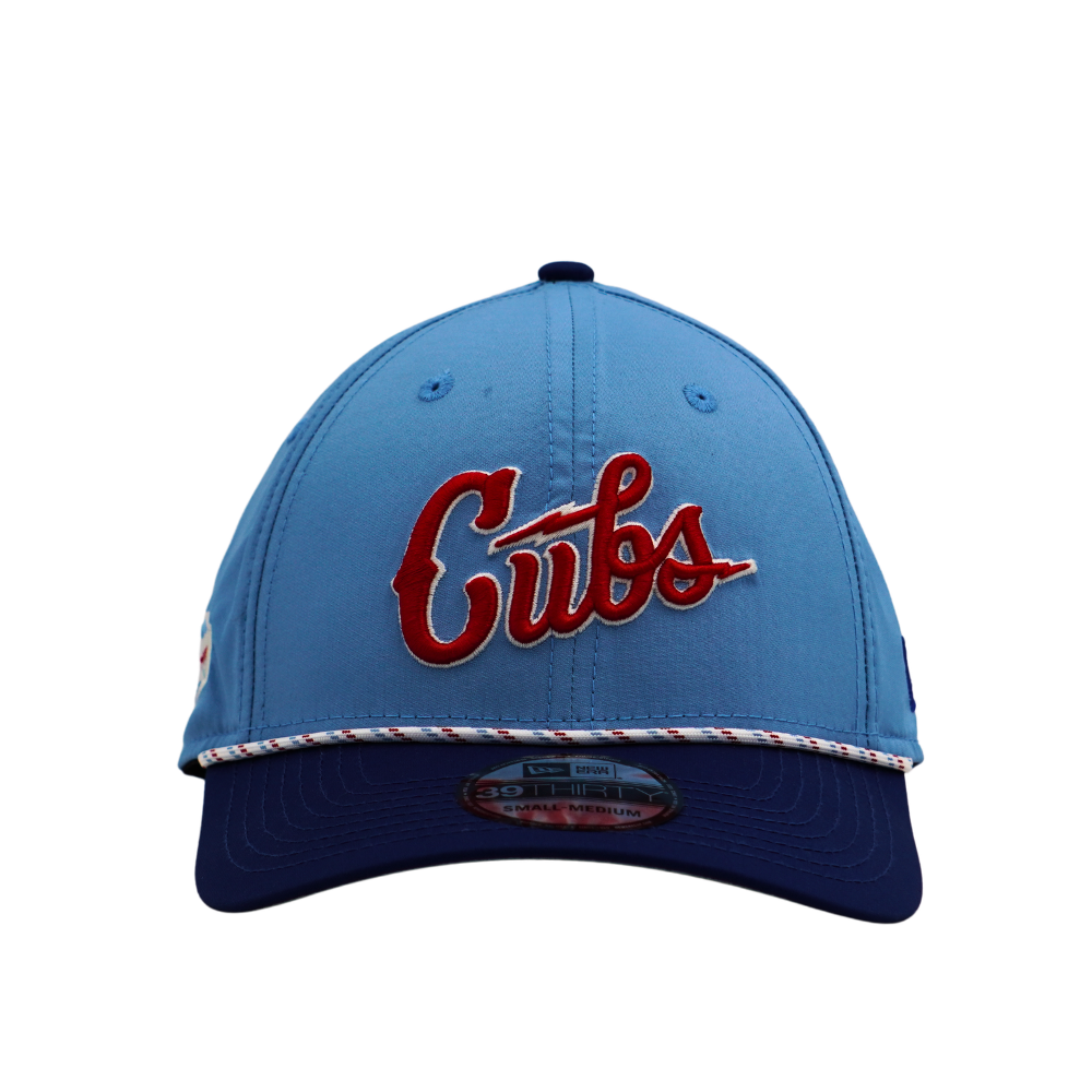 Chicago Cubs Electric Blues 39THIRTY Stretch Fit Cap by New Era Caps NEW ERA CAP COMPANY