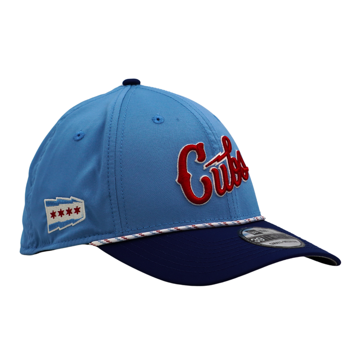 Chicago Cubs Electric Blues 39THIRTY Stretch Fit Cap by New Era Caps NEW ERA CAP COMPANY