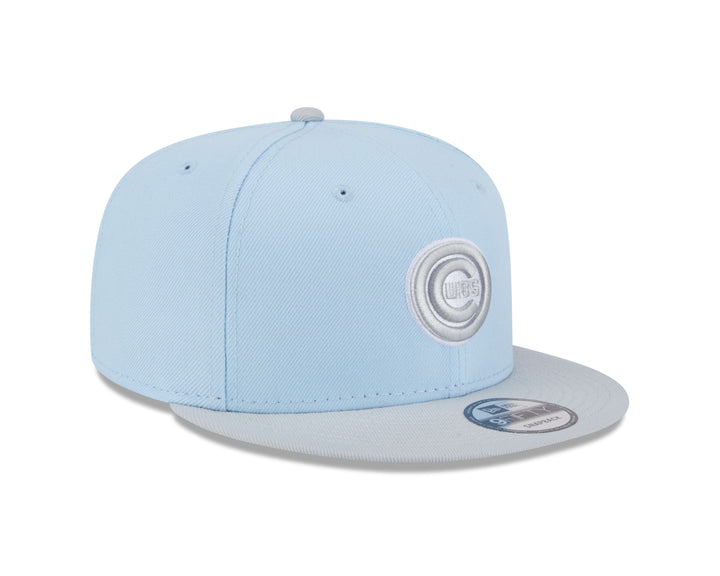 Chicago Cubs Bullseye Two Tone Light Blue 9Fifty Snapback Cap by New Era Caps NEW ERA CAP COMPANY INC