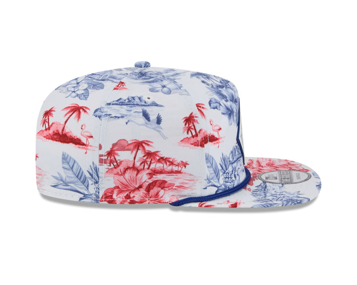 Chicago Cubs Island Pattern Golfer Cap by New Era Caps NEW ERA CAP COMPANY INC