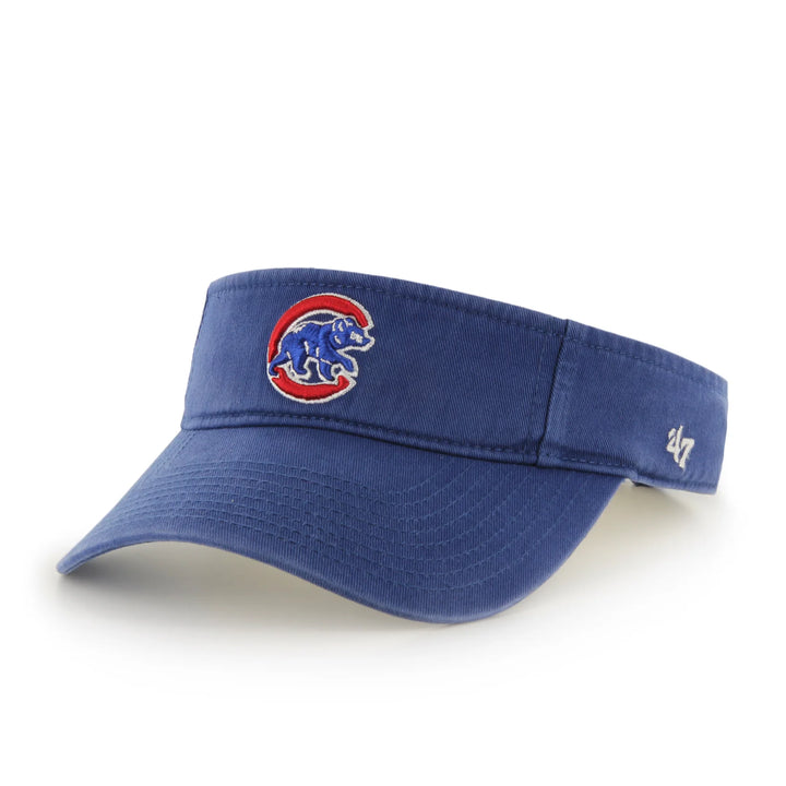 Chicago Cubs Clean Up Visor Royal by &