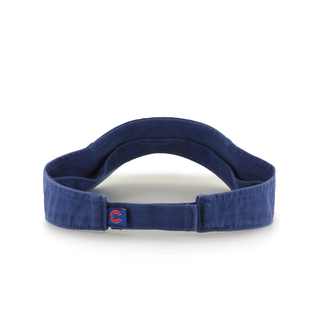 Chicago Cubs Clean Up Visor Royal by &