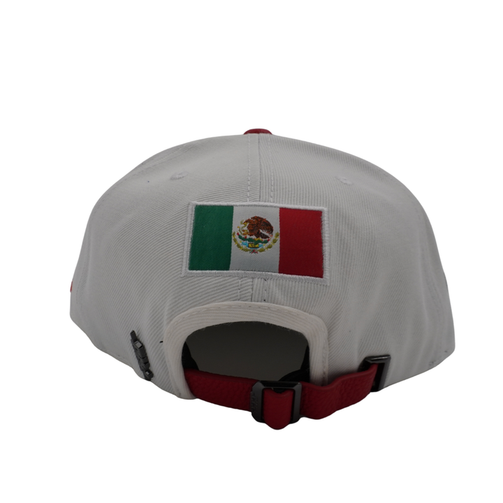 Chicago Cubs Mexico Flag Leather Adjustable Cap by Pro Standard - Ivy Shop