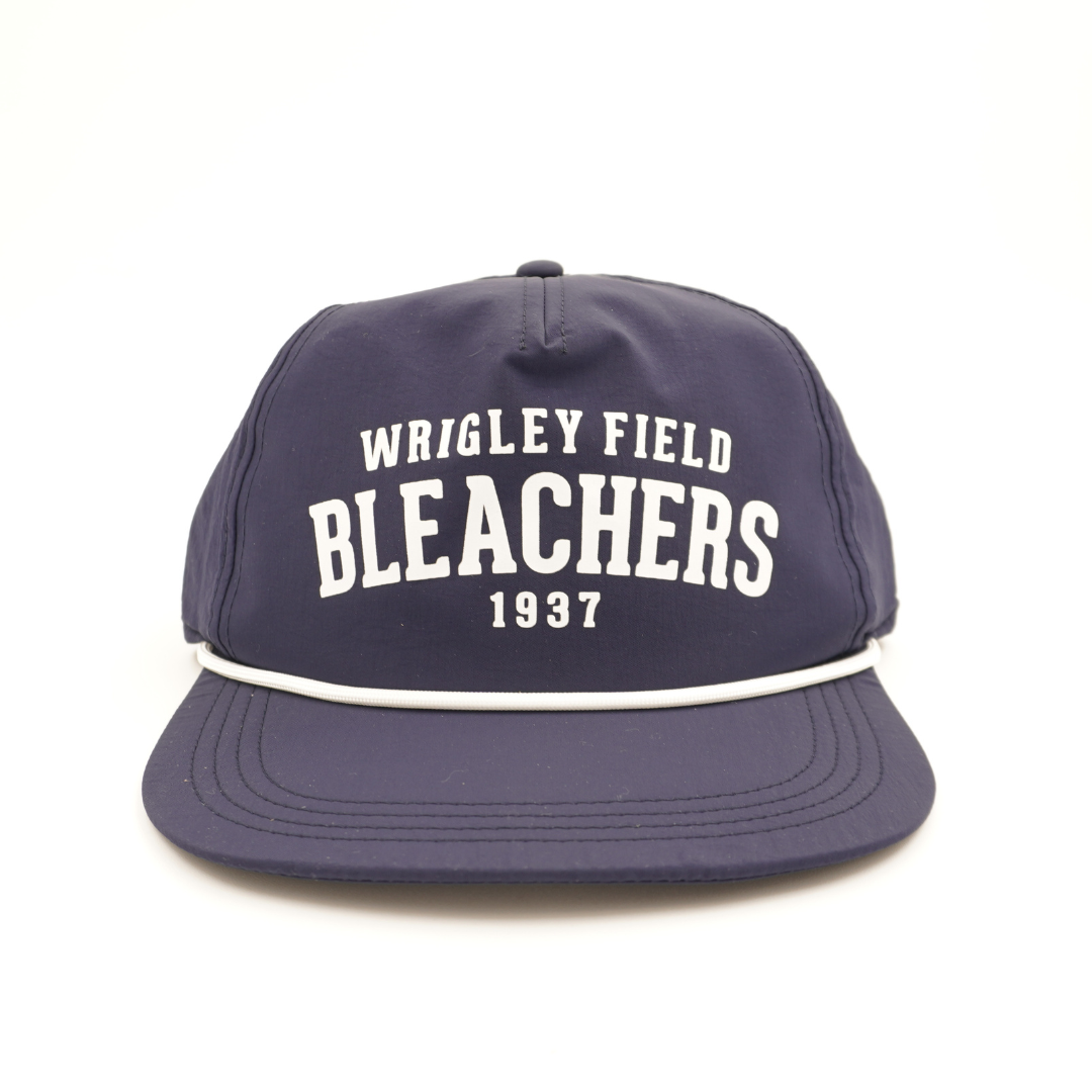 Wrigley Field Bleachers 1937 Rope Snapback Cap in Navy by American Needle Cap AMERICAN NEEDLE