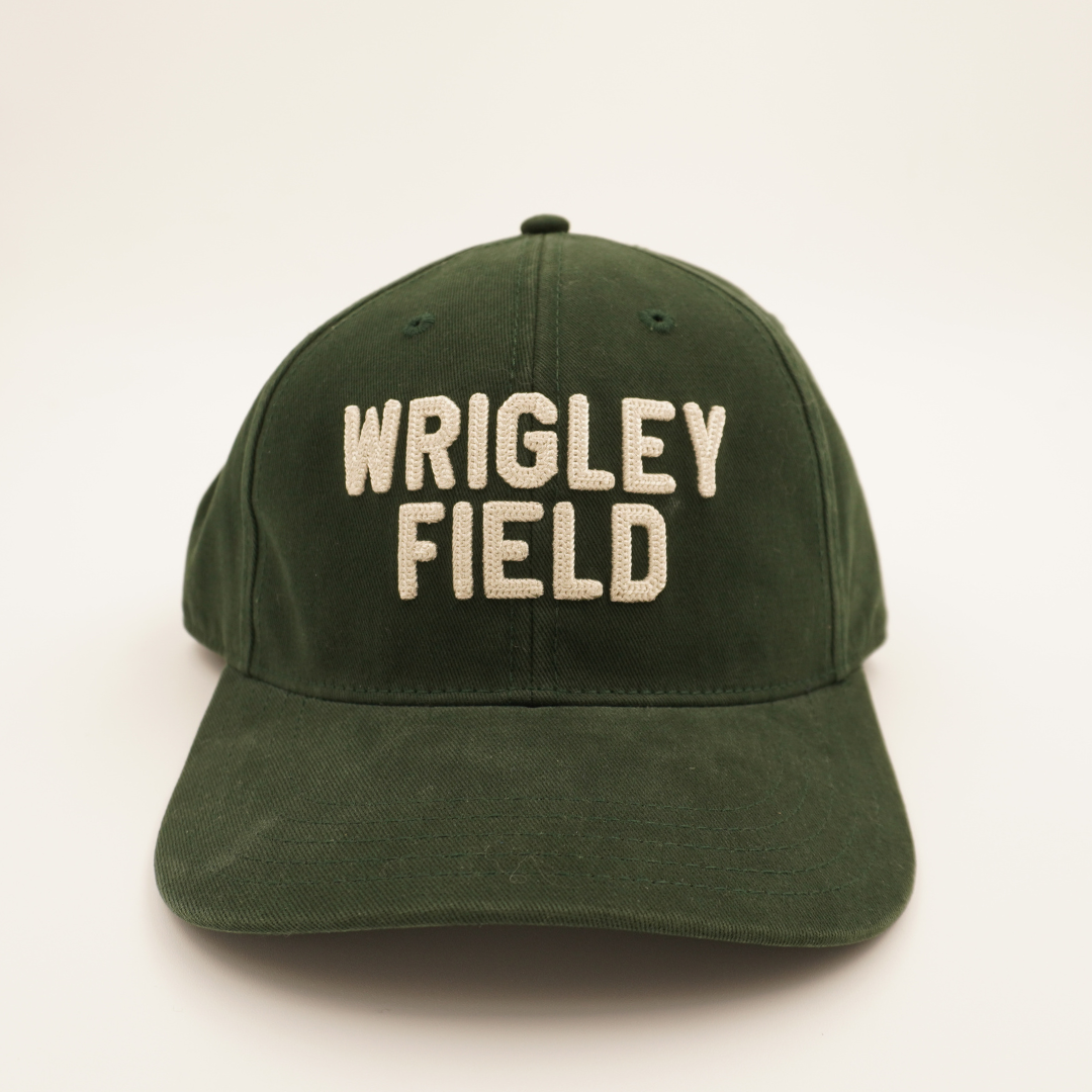 Wrigley Field Hepcat Dad Cap in Dark Green by American Needle Cap AMERICAN NEEDLE