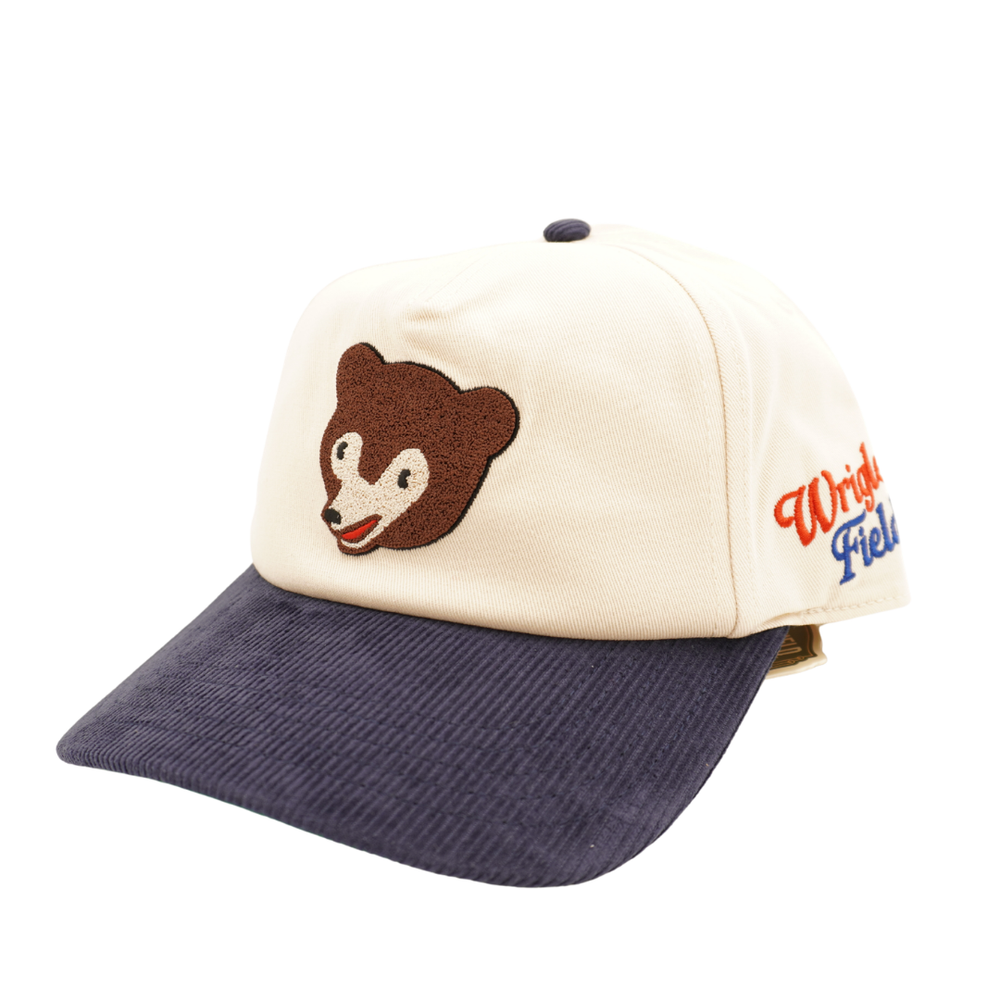 Wrigley Field Bear Burnett Adjustable Cap in Ivory by American Needle Cap AMERICAN NEEDLE