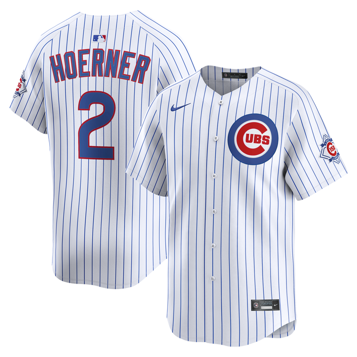 Chicago Cubs Nico Hoerner 150th Home Limited Jersey by Nike Jersey Nike