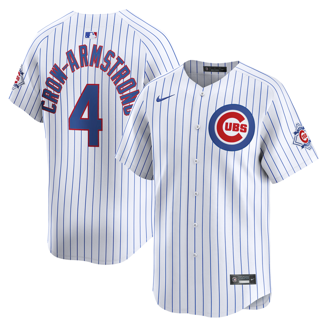 Chicago Cubs Pete Crow-Armstrong 150th Home Limited Jersey by Nike Jersey Nike