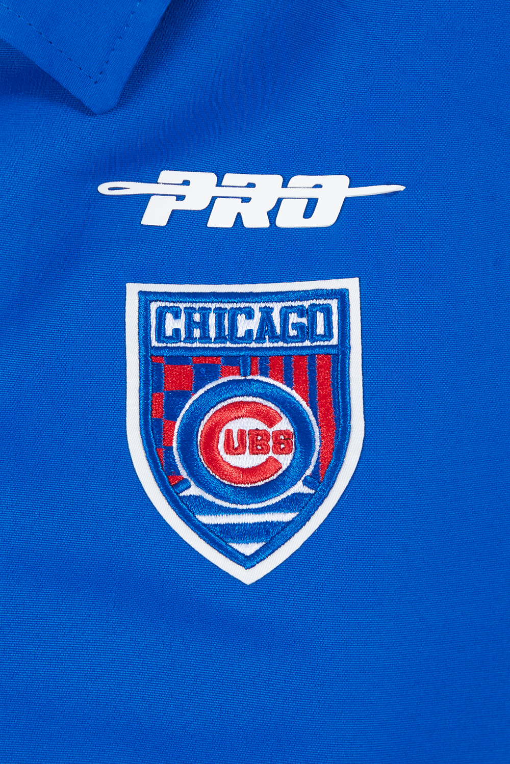 CHICAGO CUBS PRO STANDARD MEN'S FAST LANE COACH JACKET Jackets & Outerwear PRO STANDARD