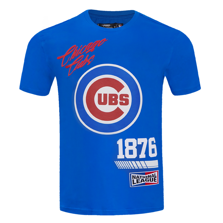 CHICAGO CUBS PRO STANDARD MEN'S FAST LANE BULLSEYE ROYAL TEE Short Sleeve Tees PRO STANDARD