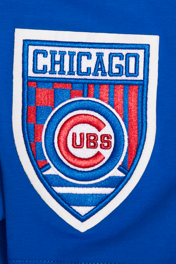 CHICAGO CUBS PRO STANDARD MEN'S FAST LANE BULLSEYE ROYAL TEE