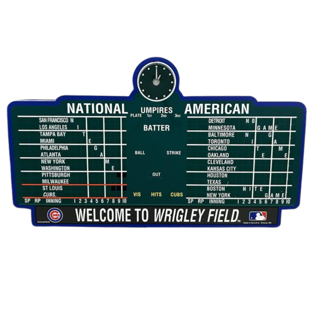 Wrigley Field Scoreboard Home Decor Sign Signs RICO IND