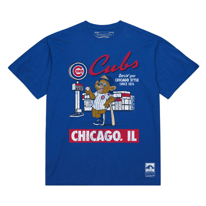 Chicago Cubs Mitchell &amp; Ness Deli Tee Tees Mitchell &amp; Ness