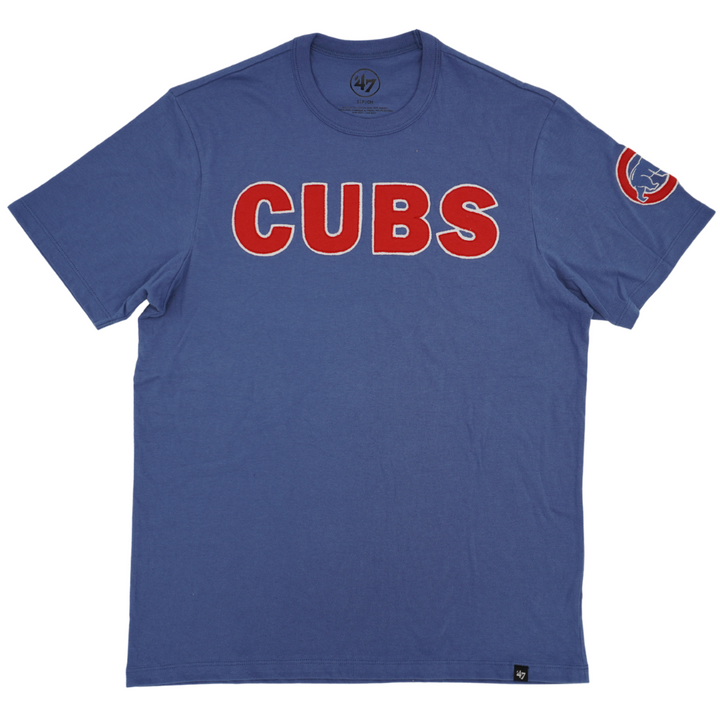 CHICAGO CUBS '47 CUBS WALKING BEAR CADET BLUE TEE