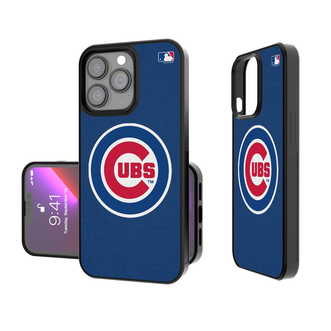Chicago Cubs Solid Bump Phone Case Phone Cases Keyscaper