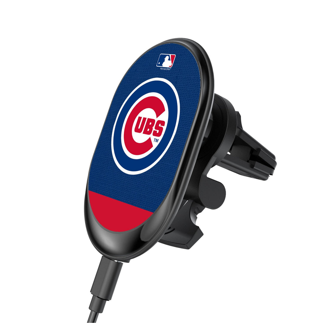 Chicago Cubs Endzone Solid Wireless Mag Car Charger Chargers and Powerbanks Keyscaper