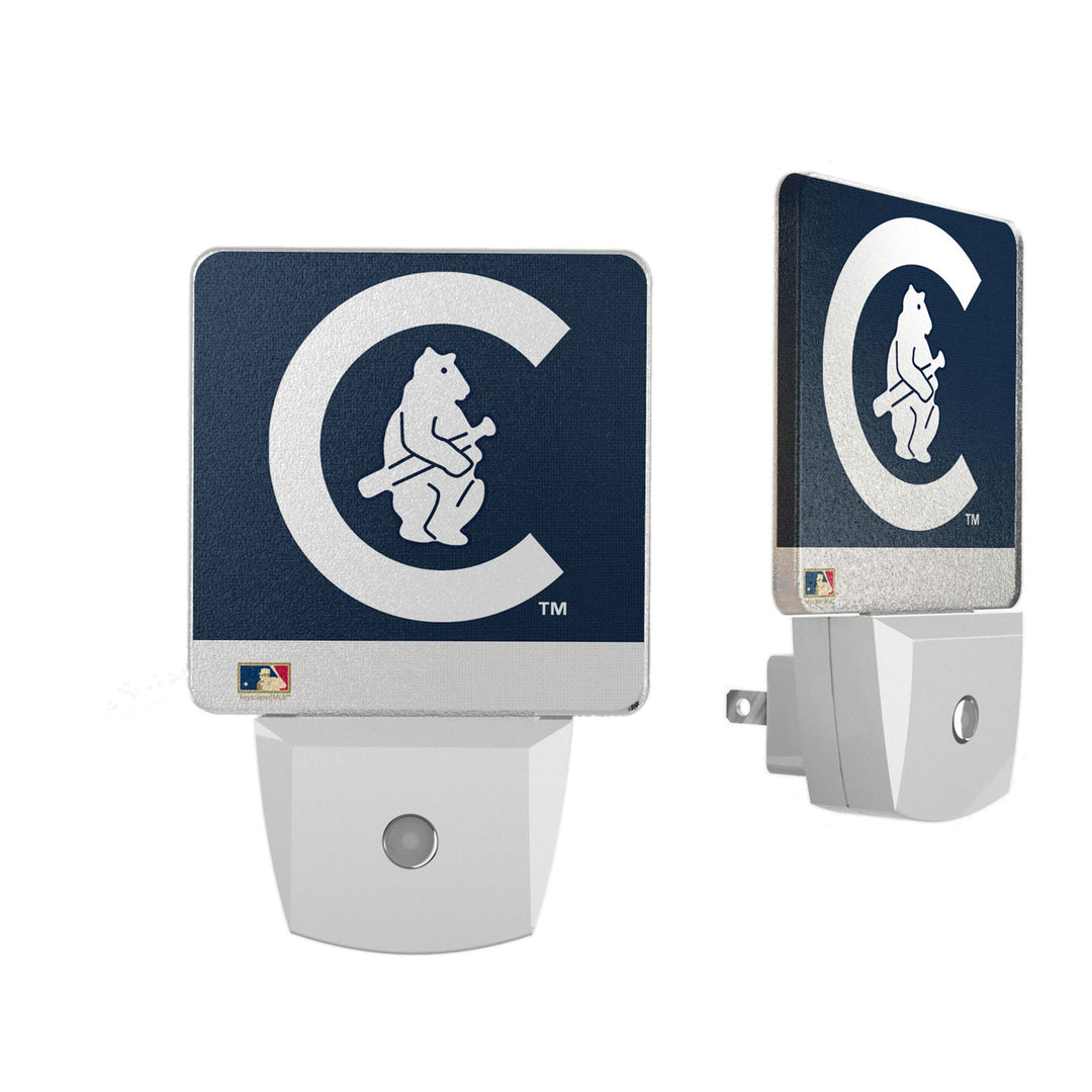 Chicago Cubs 1911-1912 - Cooperstown Collection Stripe Night Light 2-Pack Office Products Keyscaper