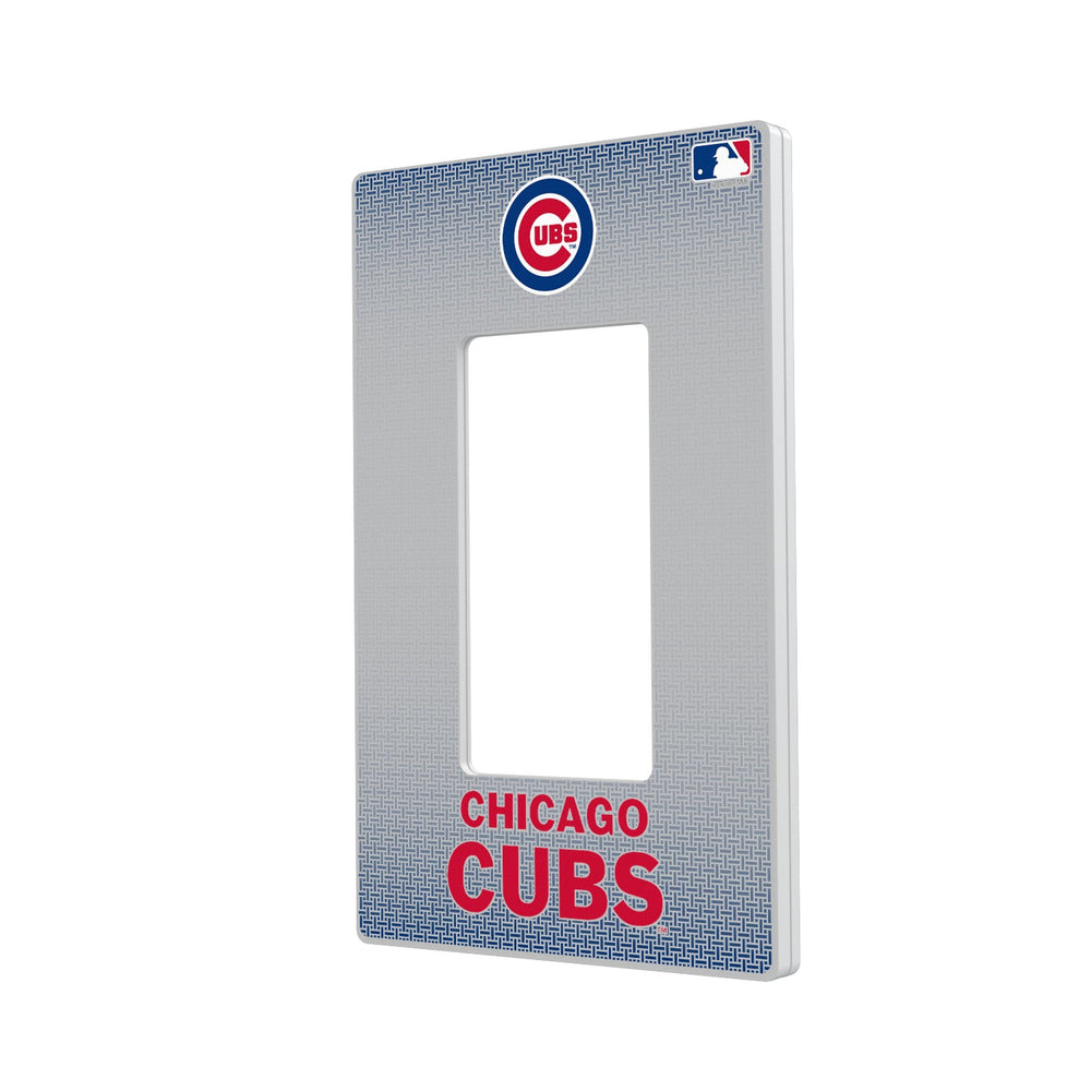 Chicago Cubs Linen Hidden-Screw Light Switch Plate Light Switch Plates Keyscaper