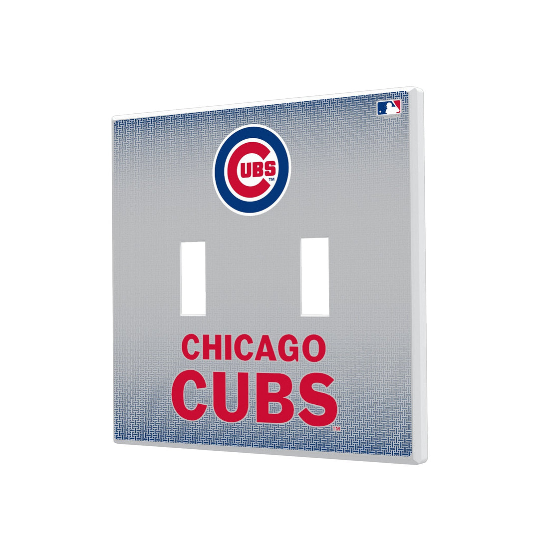 Chicago Cubs Linen Hidden-Screw Light Switch Plate Light Switch Plates Keyscaper