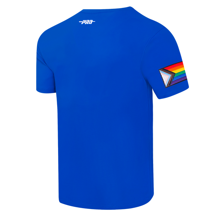 Chicago Cubs Rainbow Bullseye Pride Tee in Royal Blue by Pro Standard
