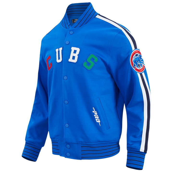 Chicago Cubs Mexico Walking Bear Button Front Jacket by Pro Standard Jackets PRO STANDARD