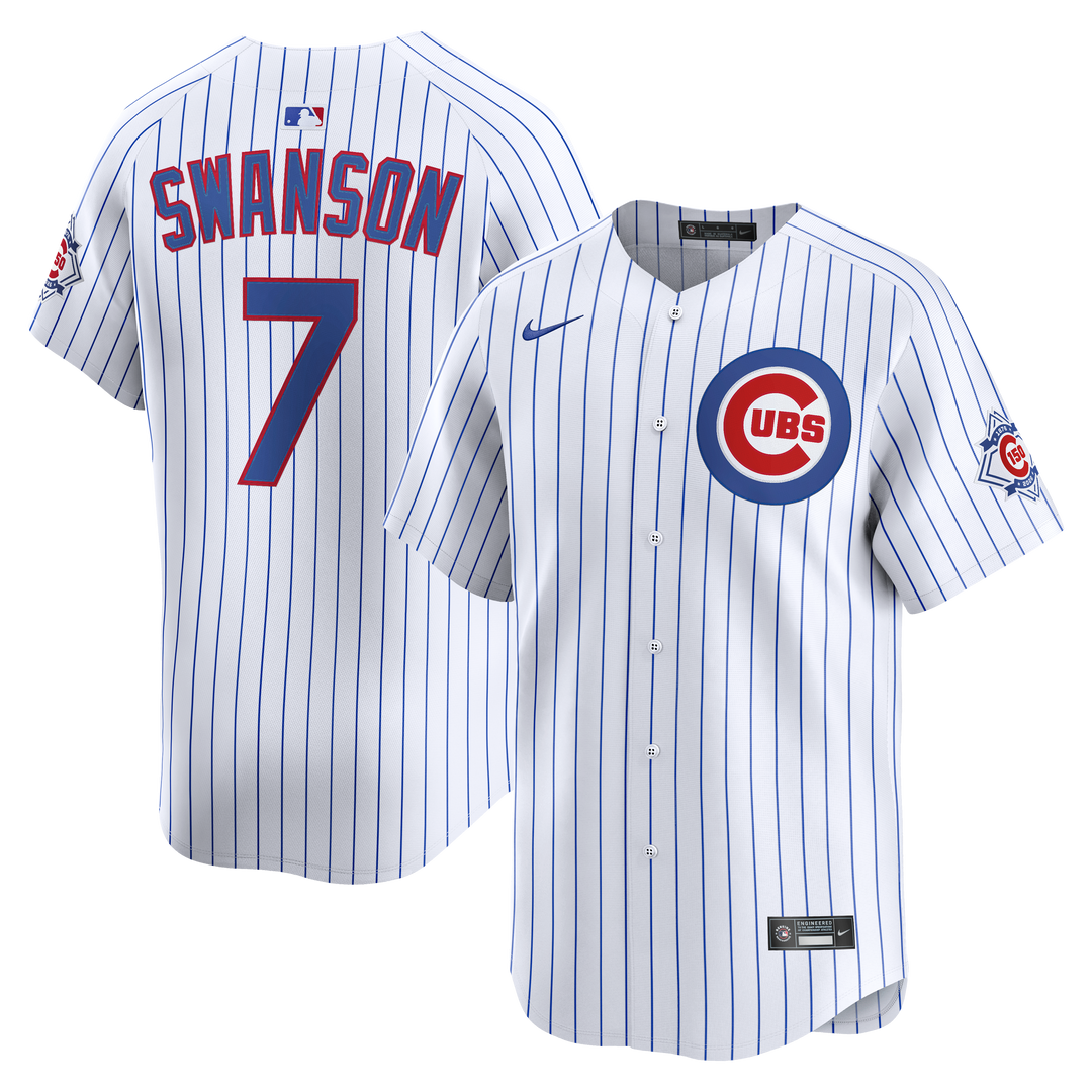 Chicago Cubs Dansby Swanson 150th Home Limited Jersey by Nike Jersey Nike