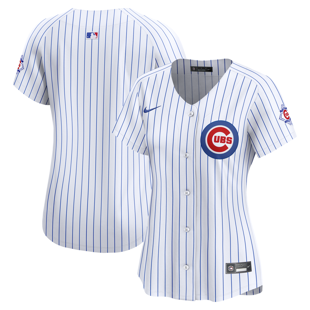 Chicago Cubs Women's Home 150th Anniversary Limited Jersey by Nike Jerseys Nike