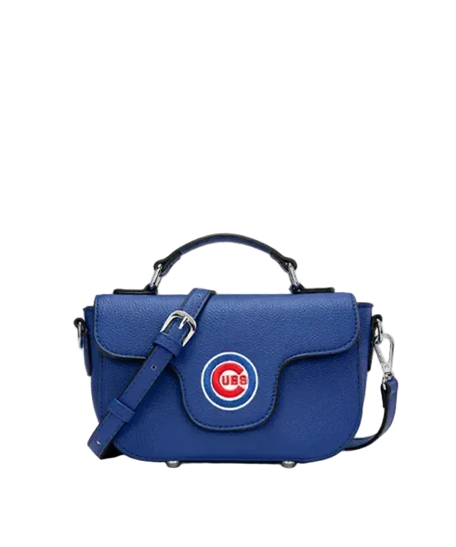 Chicago Cubs Logo Flap Crossbody Bag in Royal by Montana West