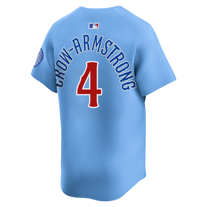 Chicago Cubs Pete Crow-Armstrong Blues Alternate Limited Baby Blue Jersey by Nike