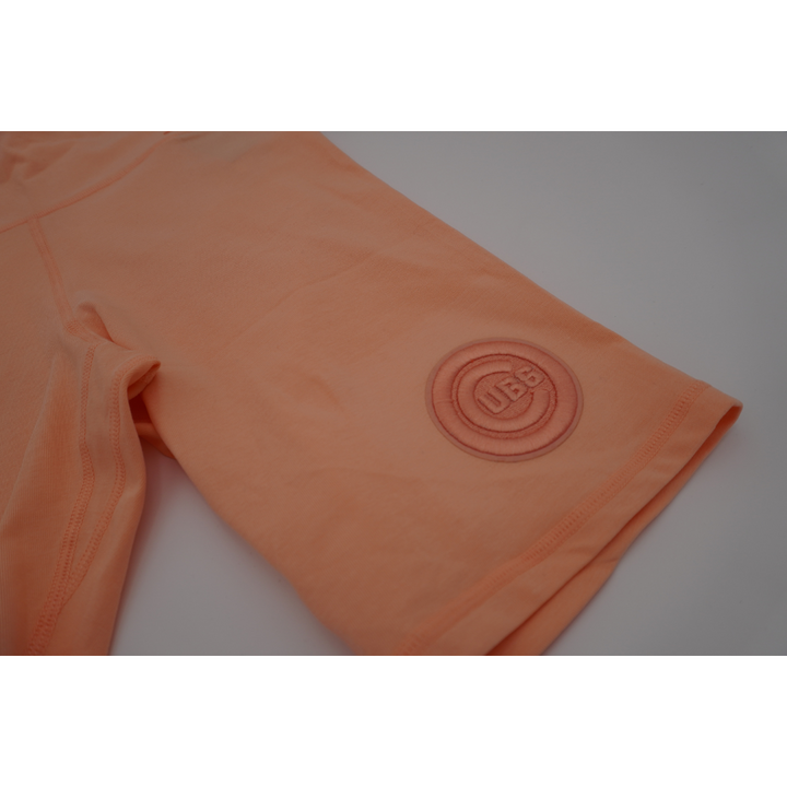 CHICAGO CUBS PRO STANDARD WOMEN'S CORAL BIKER SHORTS