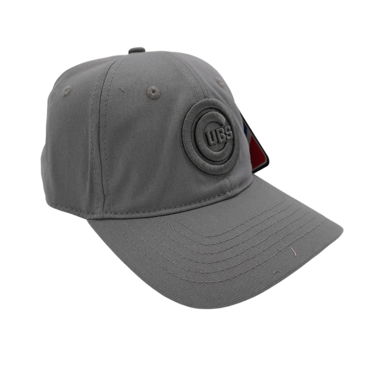 CHICAGO CUBS PRO STANDARD BULLSEYE GREY ADJUSTABLE CAP