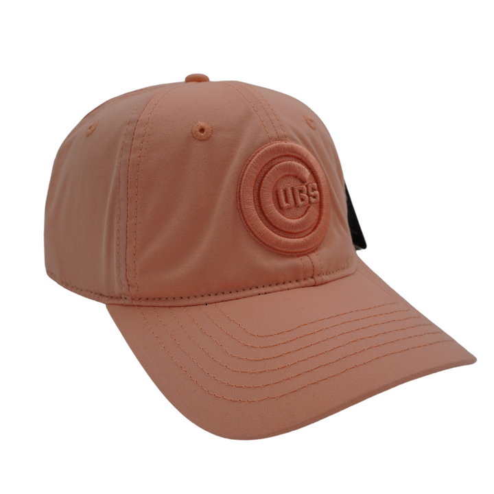 CHICAGO CUBS PRO STANDARD BULLSEYE CORAL ADJUSTABLE CAP