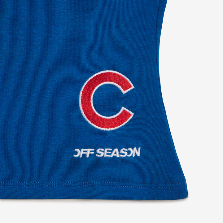 TNW CUB LOGO RUCHED HALTER TOP - 8/15 OFF SEASON