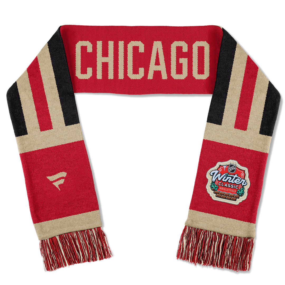 Chicago Blackhawks Fanatics 2025 NHL Winter Classic Scarf Accessories FANATICS