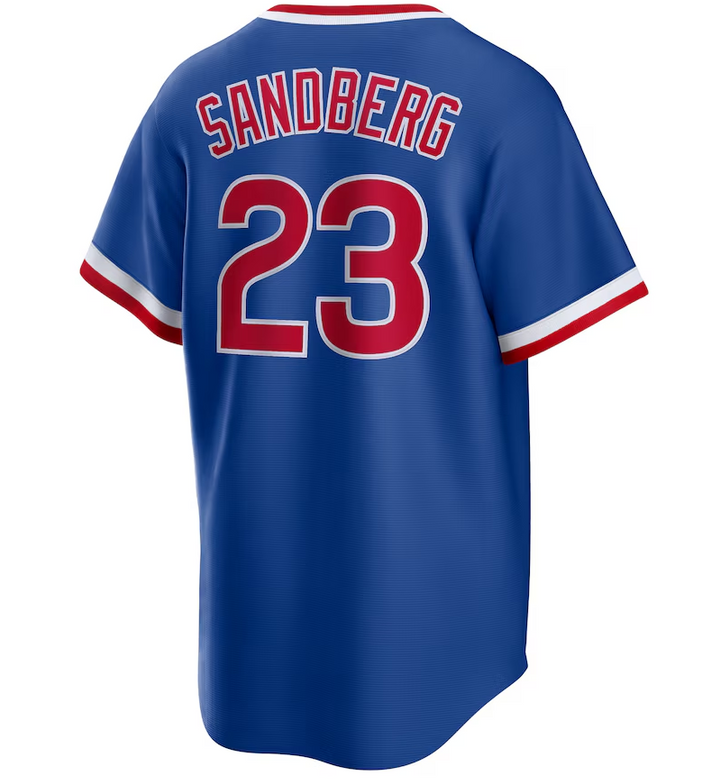 CHICAGO CUBS NIKE RYNE SANDBERG COOPERSTOWN JERSEY