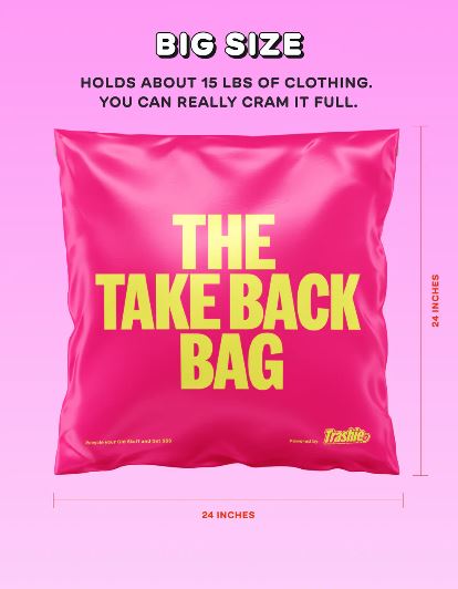 TAKE BACK BAG FROM TRASHIE