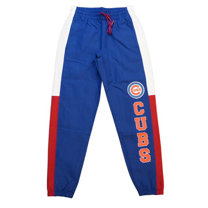 CHICAGO CUBS NEW ERA MEN'S THROWBACK TRACK PANTS Bottoms NEW ERA CAP COMPANY INC