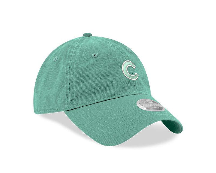 CHICAGO CUBS NEW ERA WOMEN'S C LOGO MINT ADJUSTABLE CAP