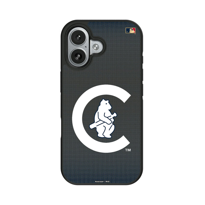 Chicago Cubs 1911-1912 - Cooperstown Collection Linen Bump Phone Case Phone Cases Keyscaper