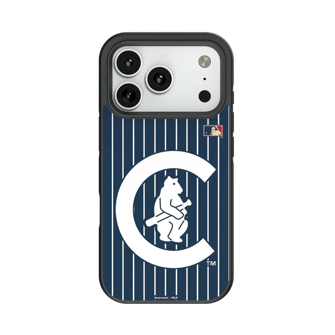 Chicago Cubs 1911-1912 - Cooperstown Collection Pinstripe Bump Phone Case Phone Cases Keyscaper