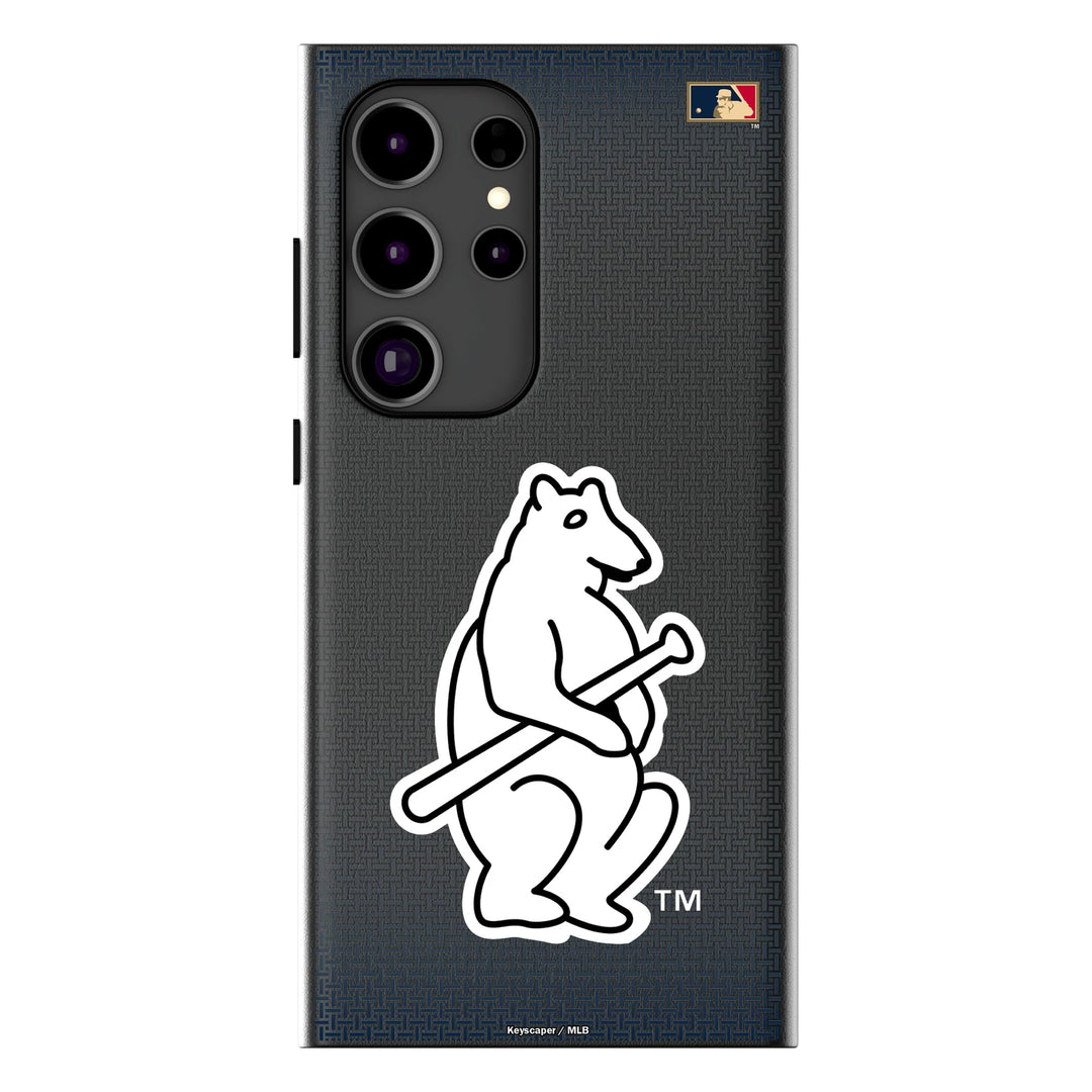 Chicago Cubs 1914 - Cooperstown Collection Linen MagSafe Compatible Phone Case for Samsung Galaxy Phone Cases Keyscaper