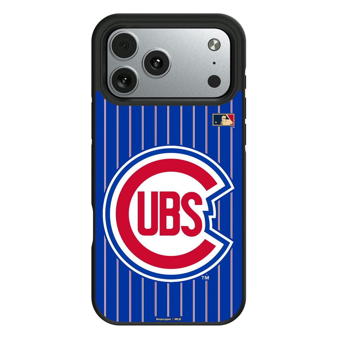 Chicago Cubs 1948-1956 - Cooperstown Collection Pinstripe Bump Phone Case Phone Cases Keyscaper