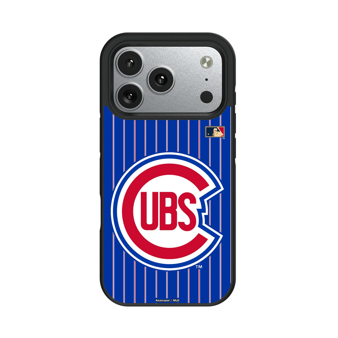 Chicago Cubs 1948-1956 - Cooperstown Collection Pinstripe Bump Phone Case Phone Cases Keyscaper