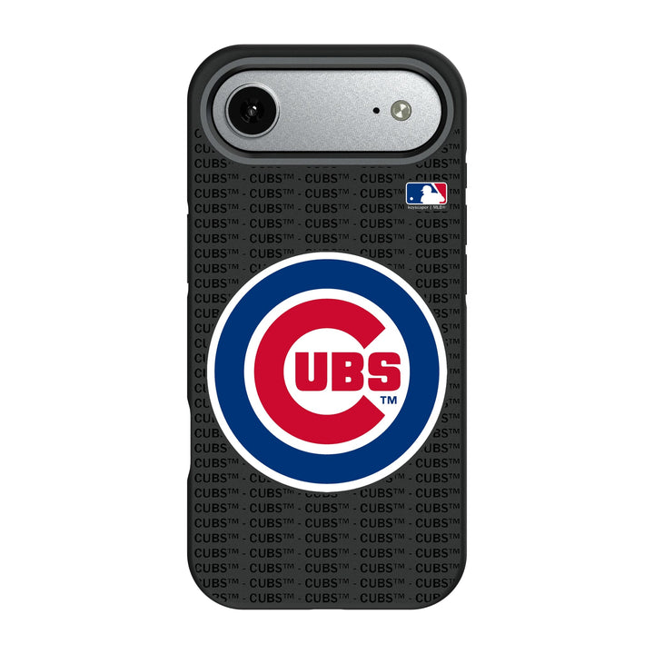 Chicago Cubs Text Backdrop Bump Phone Case Phone Cases Keyscaper