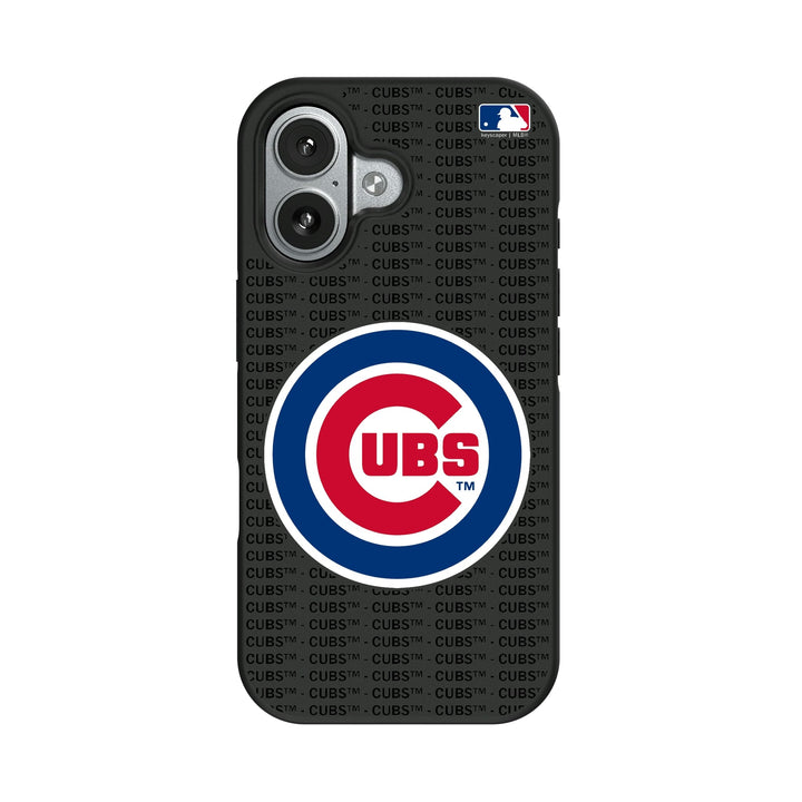 Chicago Cubs Text Backdrop Bump Phone Case Phone Cases Keyscaper