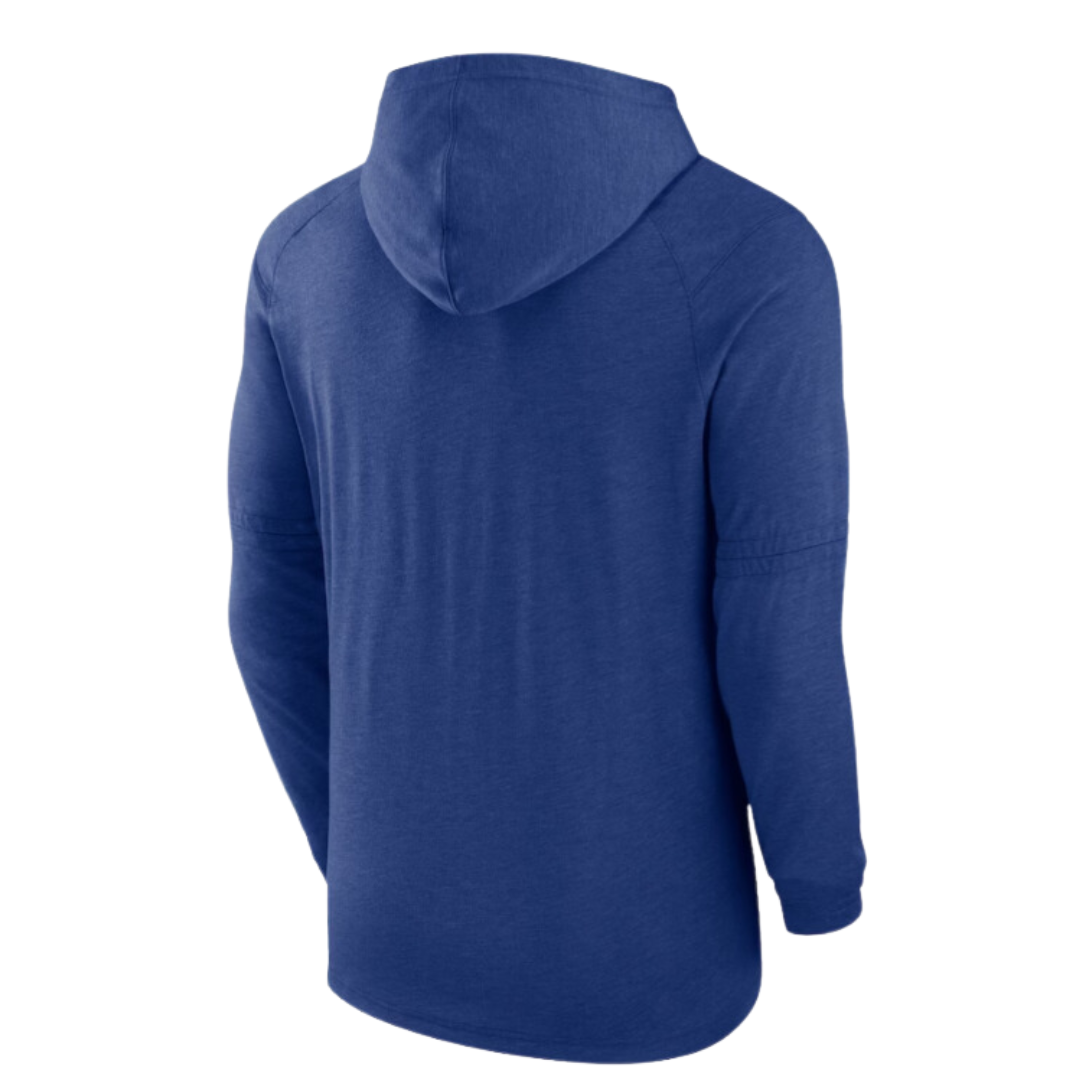 CHICAGO CUBS NIKE LIGHTWEIGHT ROYAL BLUE HOODIE